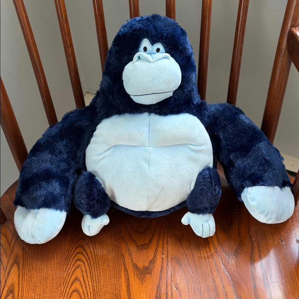 Gigglescape 12-inch Gorilla stuffed animal plush Plush Gorilla Toy - Blue